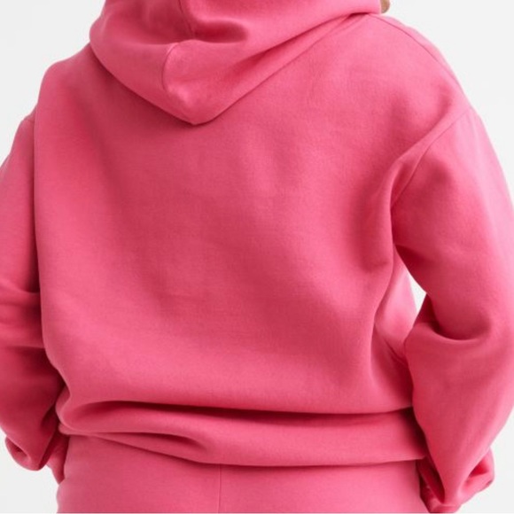 H&am Neón Pink Unisex Hoodie - Picture 4 of 6